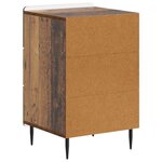 vidaXL Cabinet de chevet Bois ancien 43 x 41 x 68 cm Bois d'ingénierie