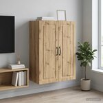 vidaXL Armoire Murale 66 x 34 5 x 90 cm Bois d'ingénierie