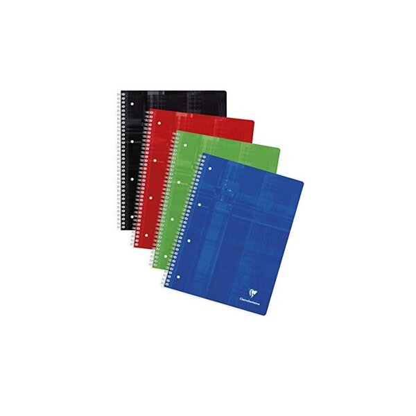 Clairefontaine 1 x Cahier Studium A4+, reliure intégrale, séyès ,couleur aleatoire