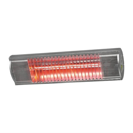 Lampe chauffante electrique pour terrasse - 1300 w -  - aluminium