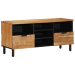 Buffet TV vidaXL 100x33 5x46 cm en Bois Massif d'Acacia