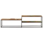 vidaXL Meuble TV 180x30x50 cm Bois de récupération massif