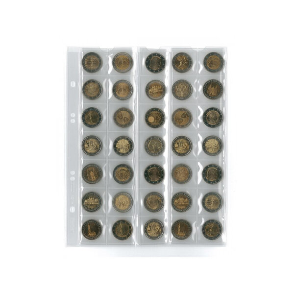 LINDNER Das Original Feuilles Numismatiques Multi Collect Pour 24