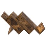 vidaXL Étagère à magazines avec étagère Chêne fumé 53 x 40 x 28 5 cm