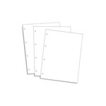 Ramette 500 feuilles papier perforé 80g a4 210x297 mm certifié pefc blanc clairalfa