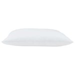 vidaXL Oreiller Blanc Mélange de 105gsm 50  coton et 50  polyester