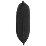 vidaXL Coussin de Dos Noir 50 x 45 cm Tissu en velours côtelé