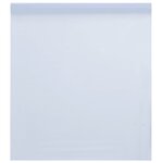 vidaXL Films pour fenêtre 3 Pièces statique dépoli blanc transparent PVC