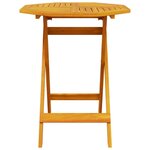 vidaXL Ensemble bistro pliant Pliant 3 Pièces Marron Bois d'acacia massif