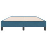 vidaXL Sommier à lattes de lit sans matelas bleu foncé 120x220cm