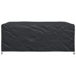 vidaXL Housse pour mobilier d'extérieur Noir 250 x 210 x 90 cm 600D
