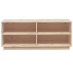vidaXL Armoire à chaussures 110x34x45 cm Bois de pin massif