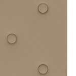 vidaXL Tête de lit murale 12 Pièces Cappuccino 90 x 30 cm Simili cuir