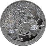 Monnaie FREYJA Proof 2 Oz Argent 2000 Francs Equatorial Guinea 2026 (PRÉCOMMANDE)