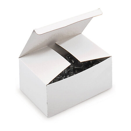 Boîte carton plat blanc 7x7x10 cm (lot de 250)