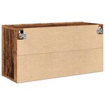 vidaXL Meuble TV mural vieux bois 80x30x41 cm