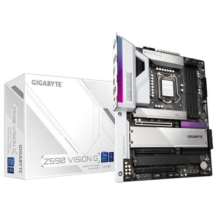 Gigabyte z590 vision g carte mère intel z590 lga 1200 atx