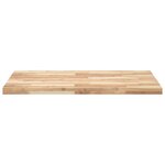 vidaXL Dessus de bureau non traité 80x70x4 cm bois d'acacia massif