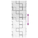 vidaXL Store enrouleur de douche 100x240 cm largeur du tissu 96 cm