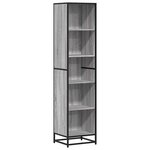 vidaXL Bibliothèque sonoma gris 40x35x170 5 cm bois d'ingénierie