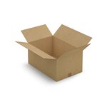 Caisse carton brune simple cannelure raja 59x39x28 cm (lot de 20)