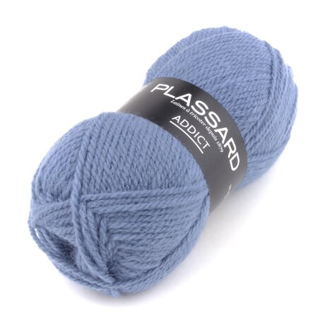 Laine Plassard Addict 22 Bleu Moyen