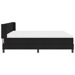 vidaXL Lit boxspring avec matelas avec matelas Noir 200 x 200 cm