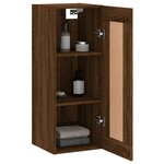 vidaXL Armoire murale chêne marron 34 5x34x90 cm bois d'ingénierie