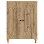 vidaXL Buffet Chêne artisanal 66 x 34 5 x 90 cm Bois d'ingénierie