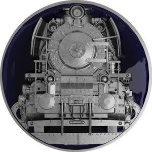 Pièce de monnaie en Argent - Cuivre 2000 Francs g 62.2 (2 oz) Millésime 2025 STEAM TRAIN