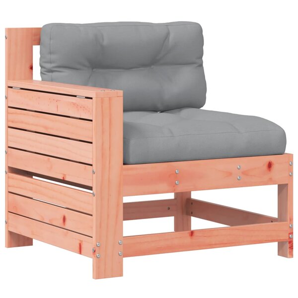 vidaXL Canapé de jardin accoudoir avec coussin bois massif douglas