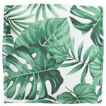 vidaXL Coussin pour assise de palette Floral 2 Pièces Motif de feuille