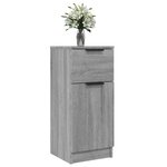 vidaXL Buffet Sonoma gris 30x30x70 cm Bois d'ingénierie