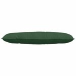 vidaXL Coussin de Dos Vert Jungle 120 x 50 cm Tissu en velours côtelé