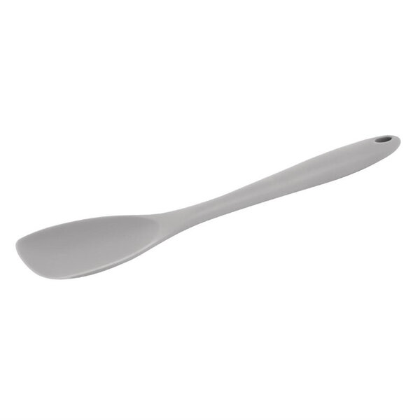 Spatule cuillère professionnelle cuisine grise en silicone résistant à la chaleur - 285 mm - vogue -  - silicone
