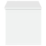 vidaXL Boîte de rangement blanc 90x35x35 cm bois d'ingénierie