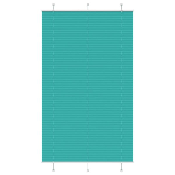 vidaXL Store plissé vert pétrole 120x200cm largeur du tissu 119 4cm