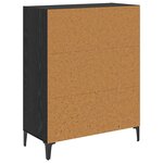 vidaXL Buffet Chêne noir 32 5 x 69 5 x 90 cm Bois d'ingénierie