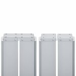 vidaXL Auvent latéral rétractable Bleu 160 x 600 cm