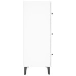 vidaXL Buffet blanc 69 5x34x90 cm bois d'ingénierie