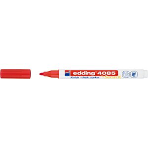 Marqueur Craie Liquide 4085 Rouge Pointe Ronde 1-2 mm EDDING