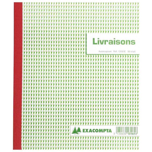 Manifold Livraisons 21x18cm 50 feuillets dupli autocopiants x 10 EXACOMPTA