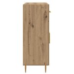 vidaXL Buffet Chêne artisanal 69 5 x 34 x 90 cm Bois d'ingénierie