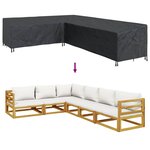 vidaXL Housse pour mobilier d'extérieur 355 x 275 x 80 cm