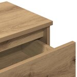 vidaXL Tables de chevet 2 Pièces chêne artisanal 40x30x39 cm