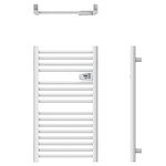 Sèche serviette électrique montana blanc aluminium 500w