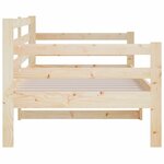 vidaXL Lit de jour sans matelas 90x190 cm bois de pin massif