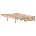 vidaXL Cadre de lit sans matelas 160x200 cm bois massif de pin