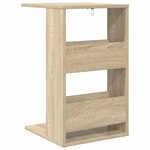 vidaXL Table d'appoint Chêne Sonoma 40 x 35 x 60 5 cm