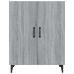 vidaXL Buffet Sonoma gris 70x34x90 cm Bois d'ingénierie